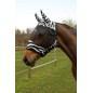 Maska przeciwowadowa dla konia z uszami Zebra, roz. Full, Covalliero