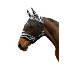 Maska przeciwowadowa dla konia z uszami Zebra, roz. Pony, Covalliero