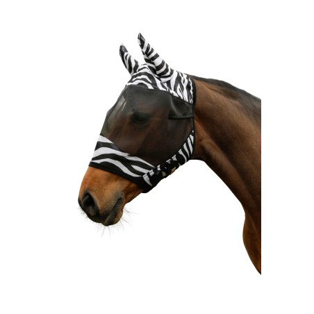 Maska przeciwowadowa dla konia z uszami Zebra, roz. Pony, Covalliero