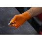 Rękawice nitrylowe Nitrile, X-GRIP 240 mm, roz. M, pomarańczowy, 50 szt., Kerbl