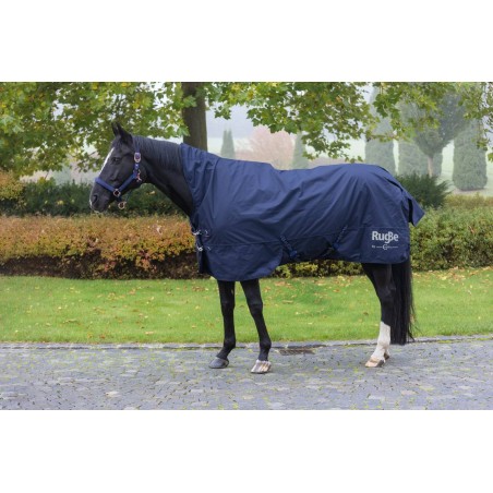 Derka przeciwdeszczowa dla konia RugBe HighNeck, granatowy, 115 cm, Covalliero