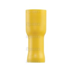 Końcówka Na Kabel, Double Grip - Męski, 6.3mm, żółty (4.0 - 6.0mm), (Bag 