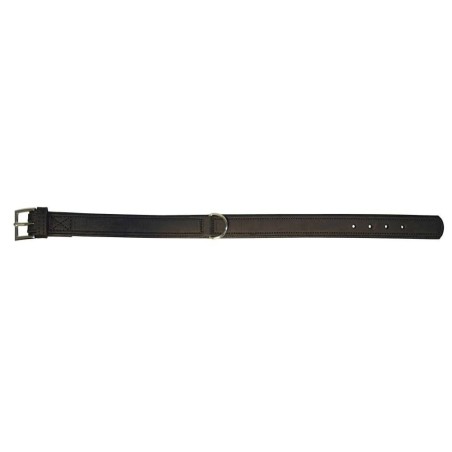 Skórzana obroża dla psa Vegas HQ, 32 - 38 cm x 20 mm, czarna, Kerbl
