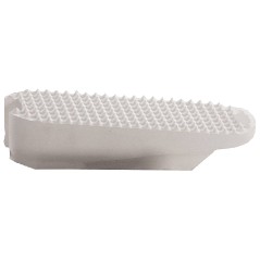 Wkładki do strzemion, skośne, biały, 12 cm, para, blister, Covalliero