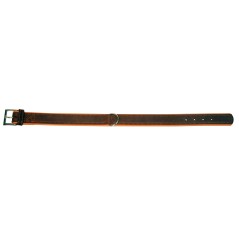 Skórzana obroża dla psa Vegas HQ, 41 - 47 cm x 20 mm, brązowa, Kerbl
