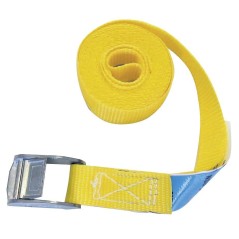 Pas transportowy jednoczęściowy z napinaczem, 3m x 25mm, 400 kg, żółty, 2 szt., Kerbl