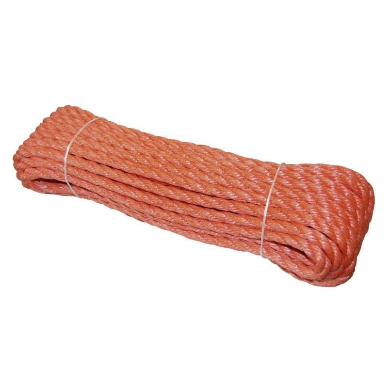 Lina poliestrowa, 20 m x 8 mm, nośność do 120 kg, pomarańczowy, Kerbl