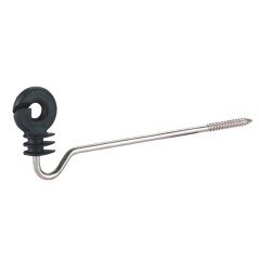 Izolator dystansowy do drutu, plecionki i linki, z trzpieniem, 22 cm, Kerbl