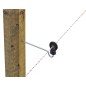 Izolator dystansowy do drutu, plecionki i linki, z trzpieniem, 22 cm, Kerbl