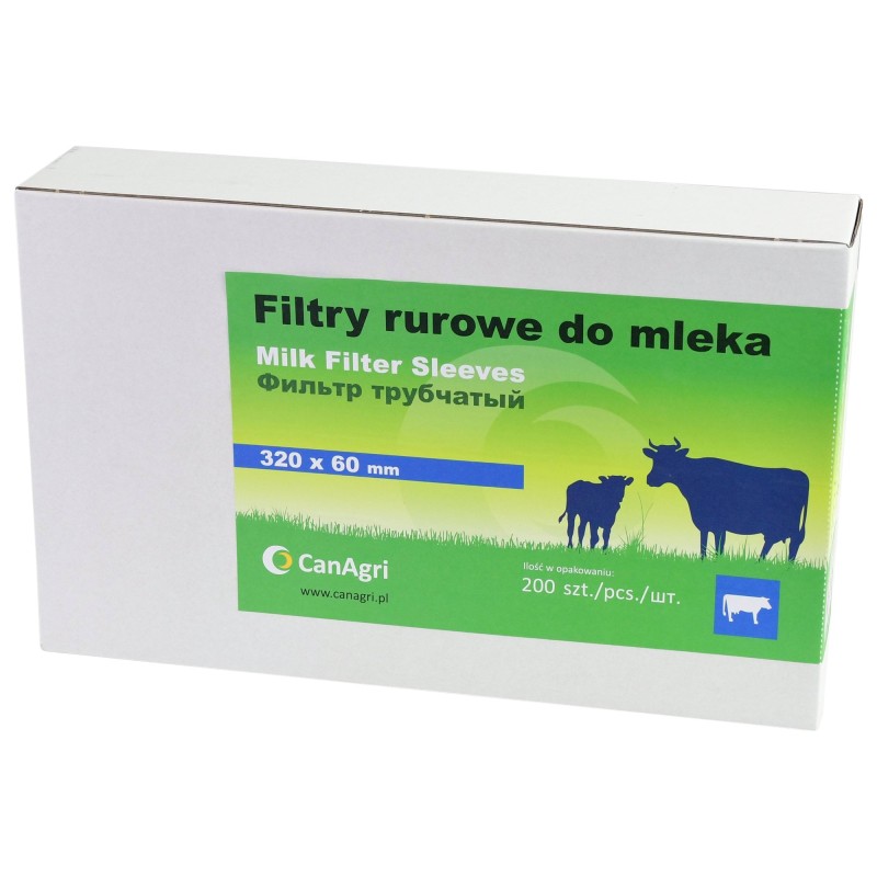 Filtr rurowy do mleka, 320 x 60 mm, 200 szt., Can Agri