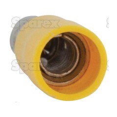 Końcówka Na Kabel, Standard Grip - Męski, 5.0mm, żółty (4.0 - 6.0mm) (agropak 25 szt)