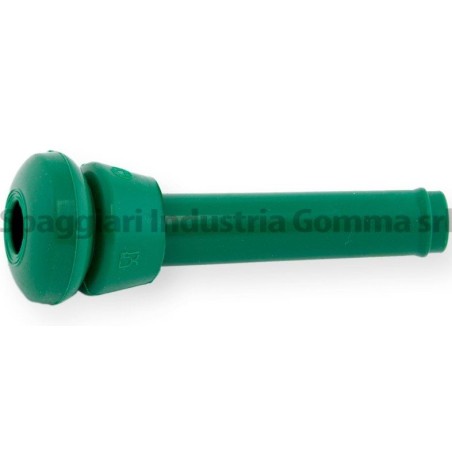 Silikonowa guma strzykowa 7029.2725.010, zielona, 4szt., Spaggiari