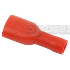 Końcówka Na Kabel, Standard Grip - Żeński, 6.3mm, Czerwony (0.5 - 1.5mm), (Bag 