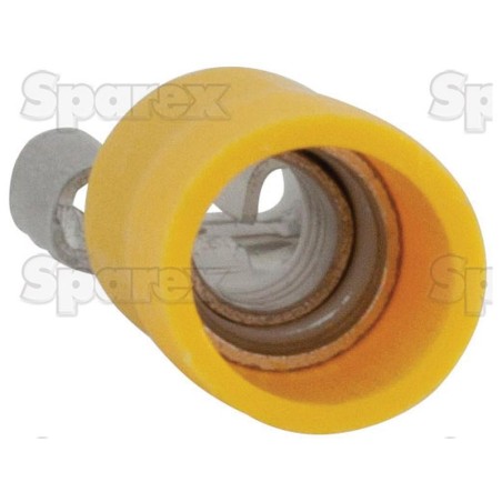 Końcówka na Kabel, Standard Grip - Żeński, 6.3mm, żółty (4.0 - 6.0mm)