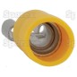 Końcówka na Kabel, Standard Grip - Żeński, 6.3mm, żółty (4.0 - 6.0mm) (agropak 25 szt)