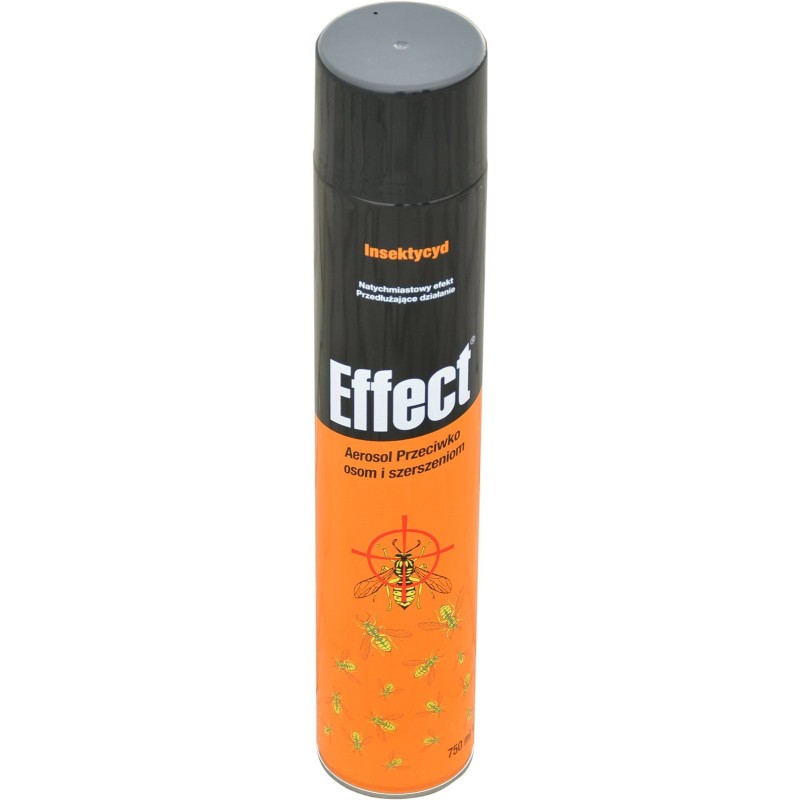 Środek owadobójczy na osy i szerszenie, aerozol, 750ml, Effect Środek owadobójczy na osy i szerszenie, aerozol, 750ml, Effect