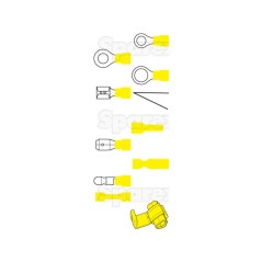 Końcówka na Kabel, Standard Grip, 6.4mm, żółty (4.0 - 6.0mm) 