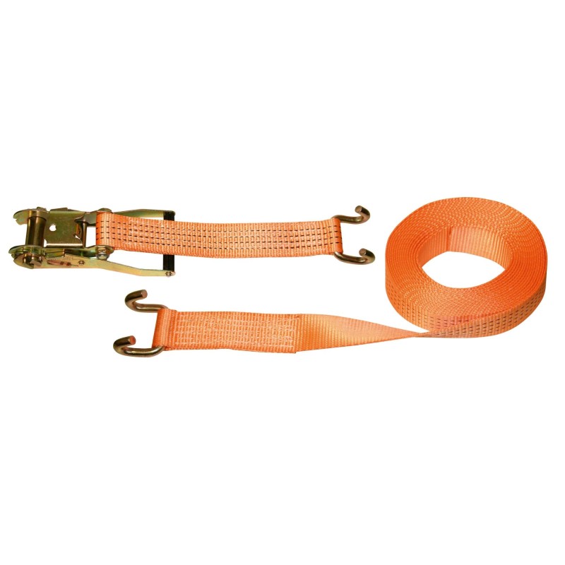 Pas transportowy z napinaczem, 8m x 50mm, 4000 kg, 28 kN, pomarańczowy, Kerbl