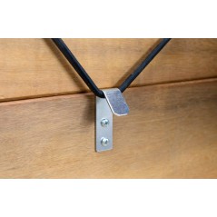 Uchwyt z hakiem do siatki transportowej, 2 szt., 67 x 20 mm, Kerbl