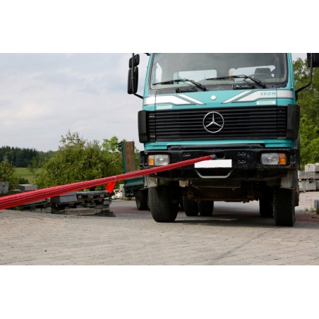 Pas holowniczy, 10 m x 4 cm, 35000 kg, czerwony, Kerbl