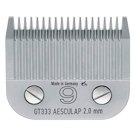 Ostrze do maszynki do strzyżenia, system SnapOn, nr 9, 2 mm, Aesculap