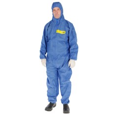 Kombinezon ochronny, niebieski, 3-warstwowy, roz. L, 55 g / m²