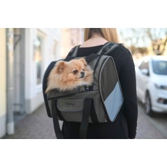 Plecak dla psa Vacation, 43 x 24 x 30 cm, szaro/niebieski, Kerbl 