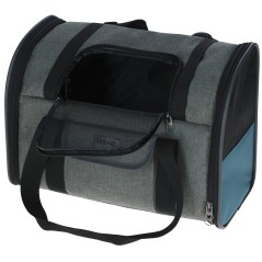 Plecak dla psa Vacation, 43 x 24 x 30 cm, szaro/niebieski, Kerbl 