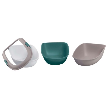 Kuweta Furba z sitkiem, beżowo - biała, 69 x 47 x 26 cm, Stefanplast