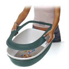 Kuweta Furba z sitkiem, beżowo - biała, 69 x 47 x 26 cm, Stefanplast 