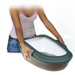 Kuweta Furba z sitkiem, beżowo - biała, 69 x 47 x 26 cm, Stefanplast 