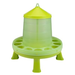 Karmidło dla drobiu, z nóżkami, 14,4 l, 12 kg, pistacjowy/zielony