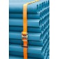 Pas transportowy z napinaczem, 4m x 50mm, 4000 kg, 28 kN, pomarańczowy, Kerbl