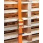 Pas transportowy z napinaczem, 4m x 50mm, 4000 kg, 28 kN, pomarańczowy, Kerbl