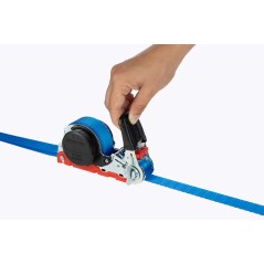Pas transportowy, automatyczny Smart Retract, 5m x 25mm, 700 kg, niebieski, Kerbl 
