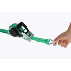 Pas transportowy, automatyczny Smart Retract, 5m x 35mm, 2000 kg, zielony, Kerbl 
