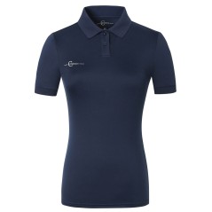 Koszulka jeździecka Polo, damska, granatowy, roz. XXL, Covalliero