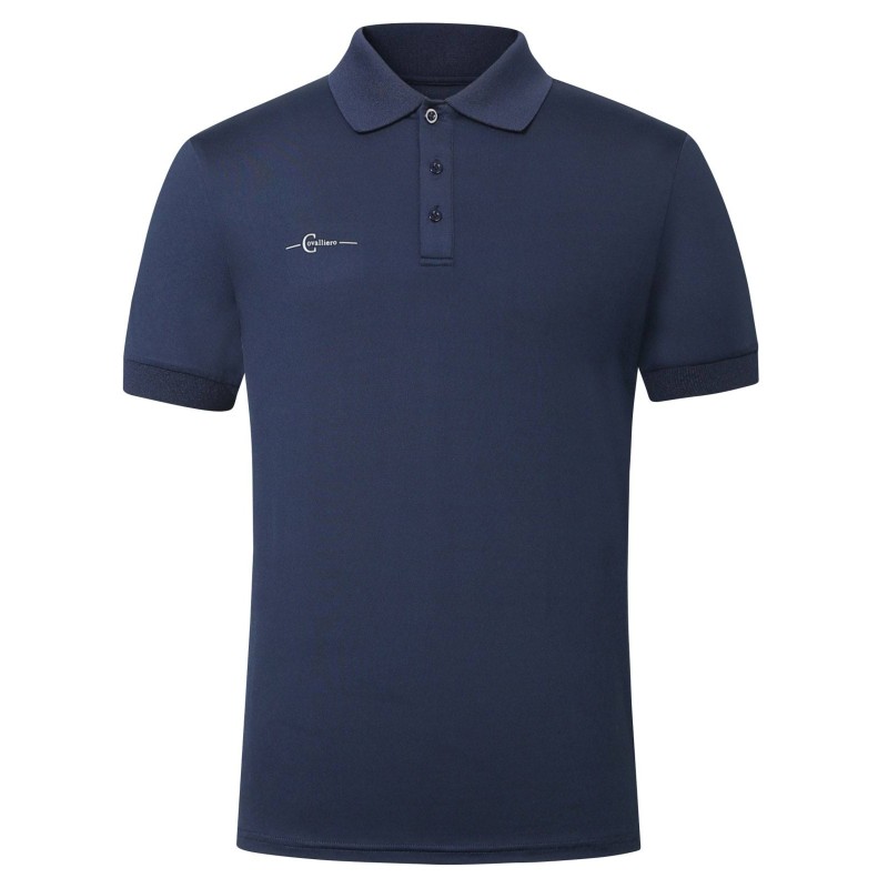 Koszulka jeździecka Polo, męska, granatowy, roz. XXXL, Covalliero