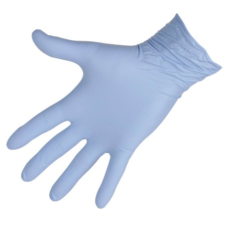 Rękawice nitrylowe Nitrile Top Pro, roz. M, niebieski, 100 szt., Kerbl