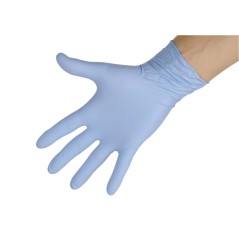 Rękawice nitrylowe Nitrile Top Pro, roz. M, niebieski, 100 szt., Kerbl