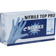 Rękawice nitrylowe Nitrile Top Pro, roz. L, niebieski, 100 szt., Kerbl 