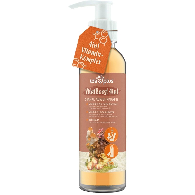 Witaminowy koncentrat dla drobiu, VitalBoost, 4w1, 200 ml Witaminowy koncentrat dla drobiu, VitalBoost, 4w1, 200 ml