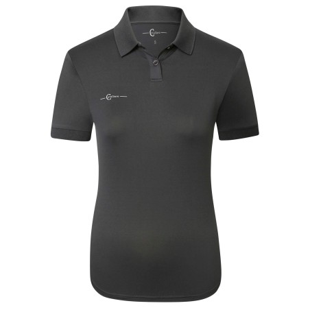 Koszulka jeździecka Polo, damska, grafitowy, roz. XL, Covalliero