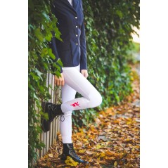 Bryczesy Janne x PinkRibbon, damskie, biały, roz. 34, Covalliero 