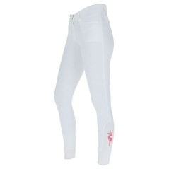 Bryczesy Janne x PinkRibbon, damskie, biały, roz. 40, Covalliero 