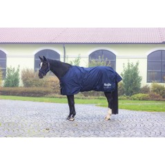 Derka przeciwdeszczowa dla konia RugBe Zero, granatowy, 105 cm, Covalliero 