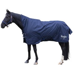 Derka przeciwdeszczowa dla konia RugBe HighNeck, granatowy, 105 cm, Covalliero 