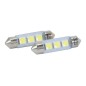 Żarówka (LED) C5W, 12V, 1W, SV8.5-8 (agropak 2 szt)