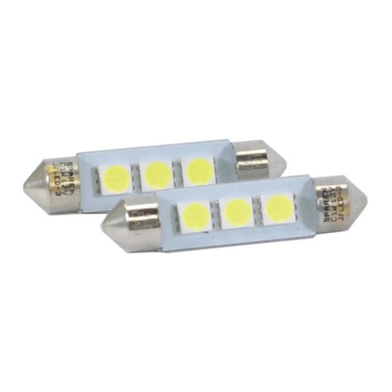 Żarówka (LED) C5W, 12V, 1W, SV8.5-8 (agropak 2 szt)