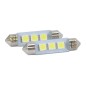 Żarówka (LED) C5W, 12V, 1W, SV8.5-8 (agropak 2 szt)